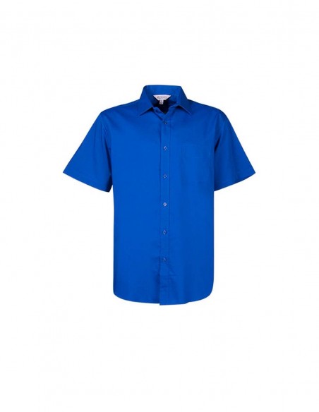 AU-1903S - Mens Mosman Stretch Short Sleeve Shirt - Aussie Pacific - Corporates