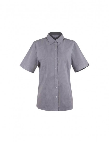 AU-2901S - Ladies Toorak Check Short Sleeve Shirt - Aussie Pacific - Corporates