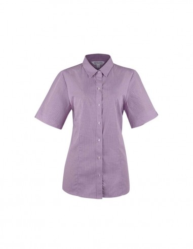 AU-2901S - Ladies Toorak Check Short Sleeve Shirt - Aussie Pacific - Corporates