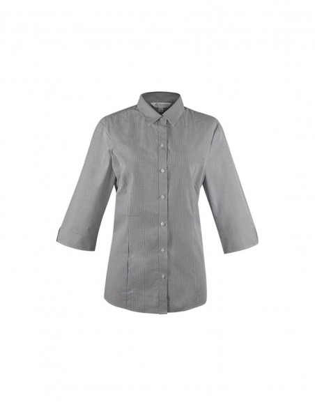 AU-2901T - Ladies Toorak Check 3/4 Sleeve Shirt - Aussie Pacific - Corporates