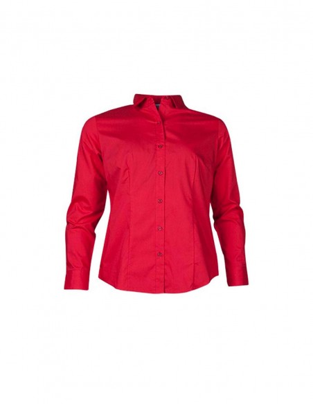 AU-2903L - Ladies Mosman Stretch Long Sleeve Shirt - Aussie Pacific - Corporates