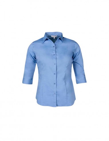 AU-2903T - Ladies Mosman Stretch 3/4 Sleeve Shirt - Aussie Pacific - Corporates