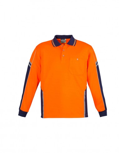 SY-ZH238 - Mens Hi Vis Squad L/S Polo - Syzmik - Work Wear