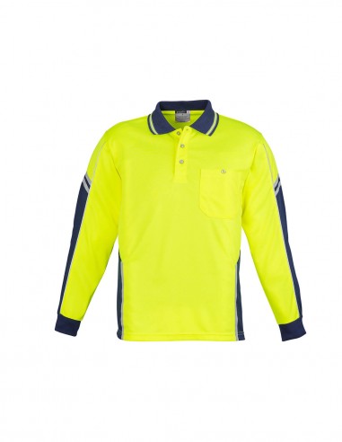 SY-ZH238 - Mens Hi Vis Squad L/S Polo - Syzmik - Work Wear