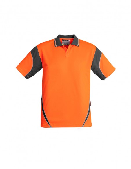 SY-ZH248 - Mens Hi Vis Aztec S/S Polo - Syzmik - Work Wear