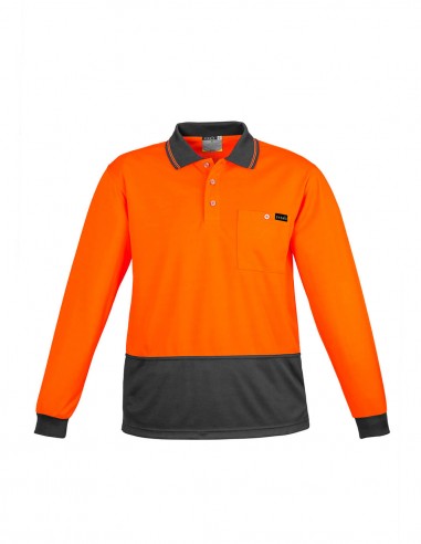 SY-ZH410 - Mens Comfort Back L/S Polo - Syzmik - Work Wear