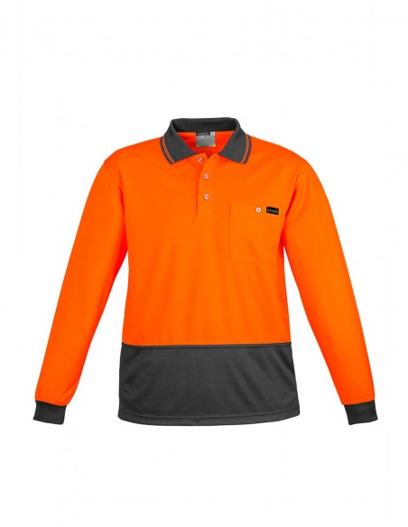 SY-ZH410 - Mens Comfort Back L/S Polo - Syzmik - Work Wear