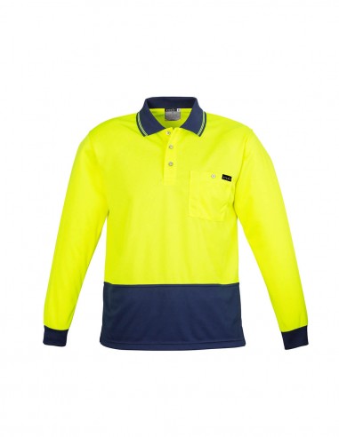 SY-ZH410 - Mens Comfort Back L/S Polo - Syzmik - Work Wear