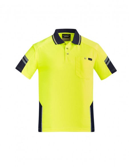 SY-ZH465 - Mens Reinforced Hi Vis Squad S/S Polo - Syzmik - Work Wear