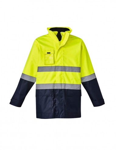 SY-ZJ220 - Mens Hi Vis Basic 4 in 1 Waterproof Jacket - Syzmik - Work Wear