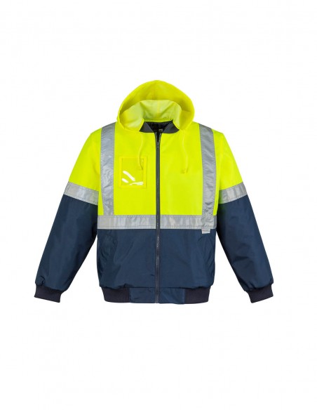 SY-ZJ351 - Mens Hi Vis Quilted Flying Jacket - Syzmik - Work Wear