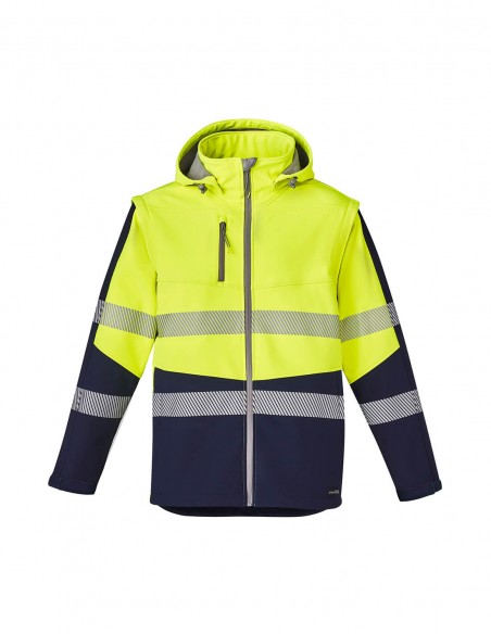 SY-ZJ453 - Unisex Streetworx 2 in 1 Stretch Softshell Taped Jacket - Syzmik - Work Wear