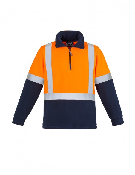 SY-ZT462 - Mens Hi Vis Fleece Jumper - Shoulder Taped - Syzmik - Work Wear