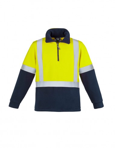 SY-ZT462 - Mens Hi Vis Fleece Jumper - Shoulder Taped - Syzmik - Work Wear