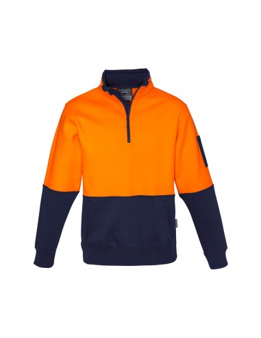 SY-ZT476 - Unisex Hi Vis Half Zip Pullover - Syzmik - Work Wear