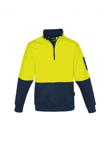 SY-ZT476 - Unisex Hi Vis Half Zip Pullover - Syzmik - Work Wear