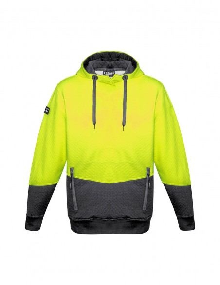 SY-ZT477 - Unisex Hi Vis Textured Jacquard Hoodie - Syzmik - Work Wear