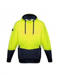 SY-ZT477 - Unisex Hi Vis Textured Jacquard Hoodie - Syzmik - Work Wear 2