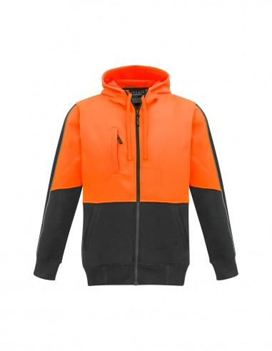 SY-ZT485 - Unisex Hi Vis Full Zip Hoodie - Syzmik - Work Wear