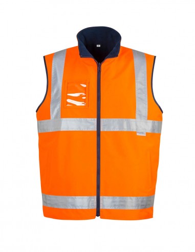 SY-ZV358 - Mens Hi Vis Waterproof Lightweight Vest - Syzmik - Work Wear