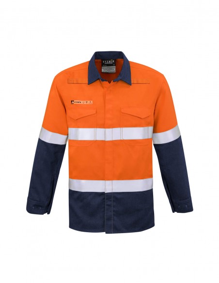 SY-ZW130 - Mens Hoop Taped Spliced Shirt - Syzmik - Work Wear