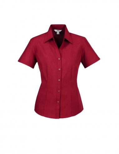 BCA-LB3601 - Ladies Plain Oasis Short Sleeve Shirt - Biz Care - Healthcare