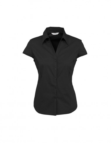 BC-S119LN - Metro Ladies Cap Sleeve Shirt - Biz Collection - Corporates