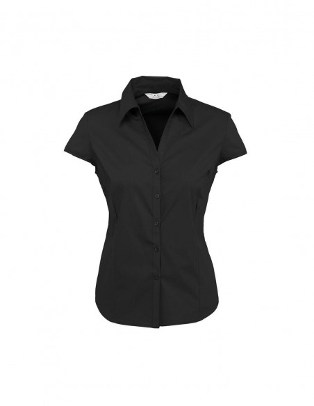 BC-S119LN - Metro Ladies Cap Sleeve Shirt - Biz Collection - Corporates