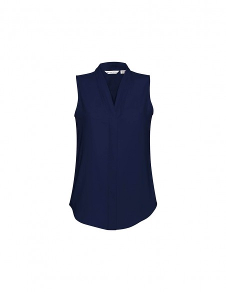 BC-S627LN - Madison Ladies Sleeveless Blouse - Biz Collection - Corporates