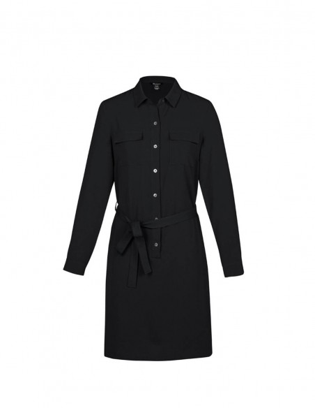 BCO-RD069L - Womens Chloe Georgette Shirt Dress - Biz Corporates - Corporates