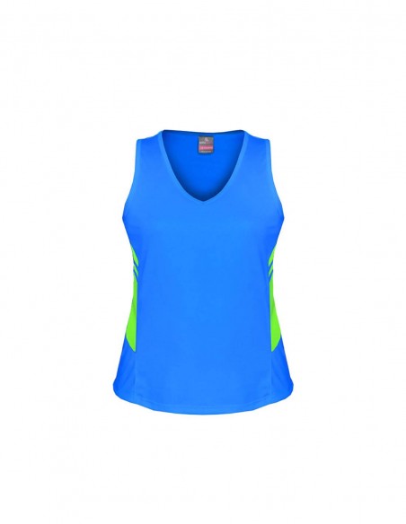 AU-2111 - Ladies Tasman Singlet - Aussie Pacific - Teamwear